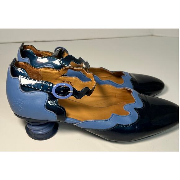John Fluevog Fairway Trivialis Wavy Mary Jane Size 7.5 - Picture 4 of 6